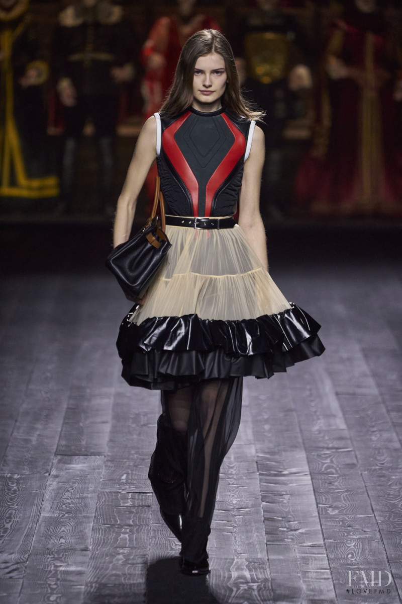 Signe Veiteberg featured in  the Louis Vuitton fashion show for Autumn/Winter 2020