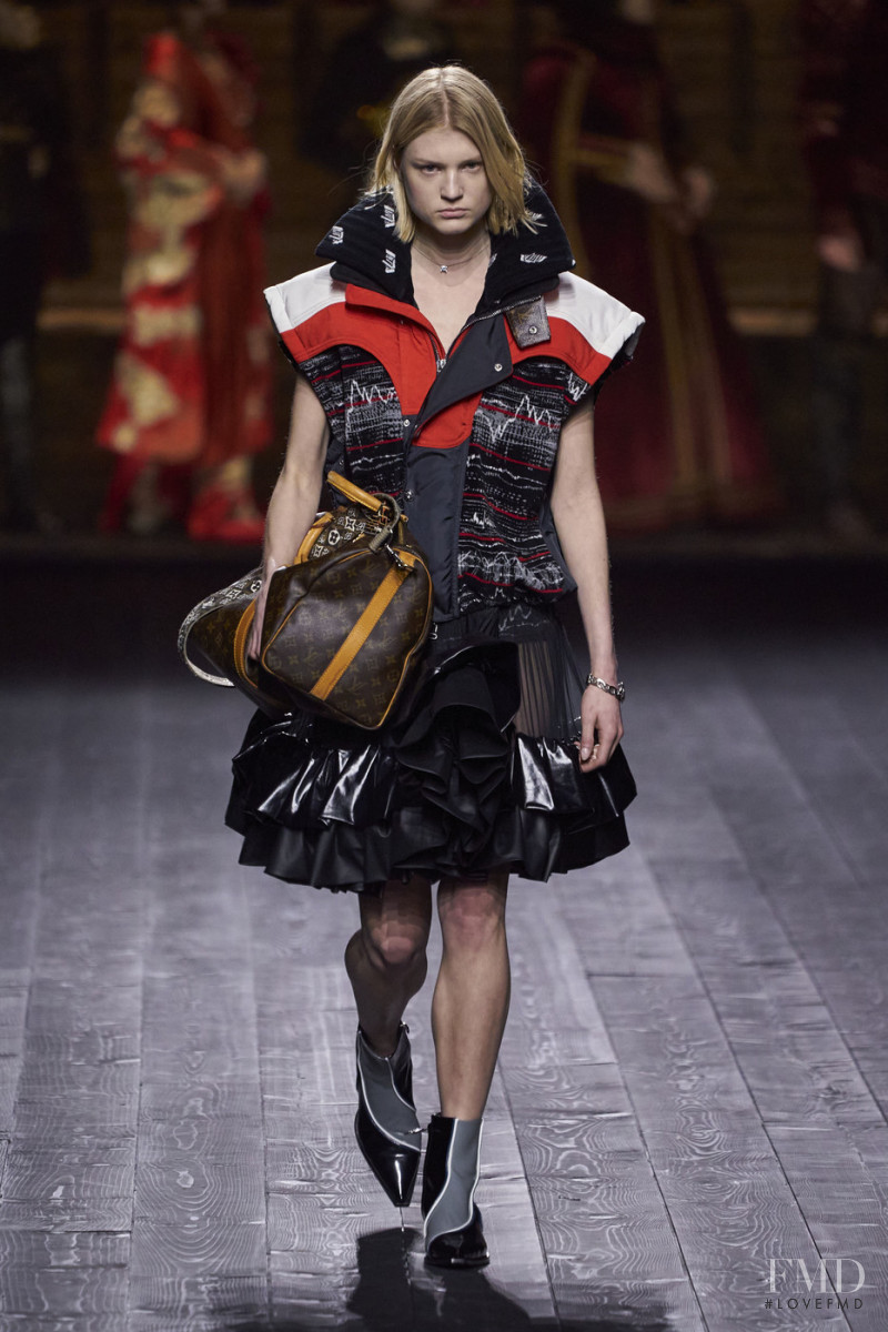 Michelle Laff featured in  the Louis Vuitton fashion show for Autumn/Winter 2020