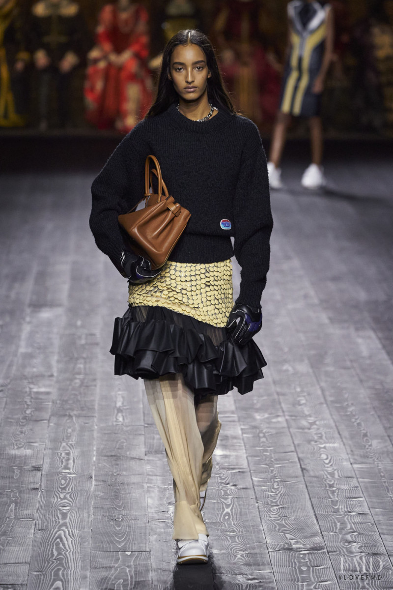 Mona Tougaard featured in  the Louis Vuitton fashion show for Autumn/Winter 2020