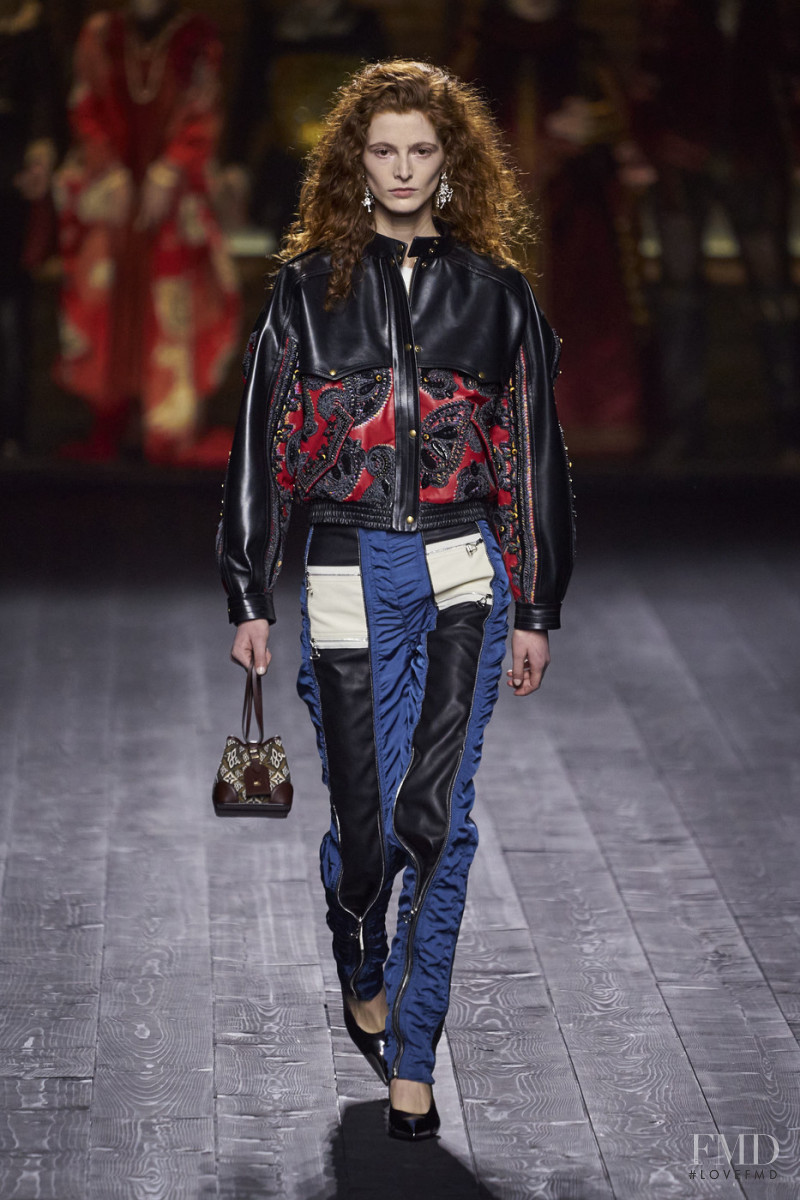 Clementine Balcaen featured in  the Louis Vuitton fashion show for Autumn/Winter 2020