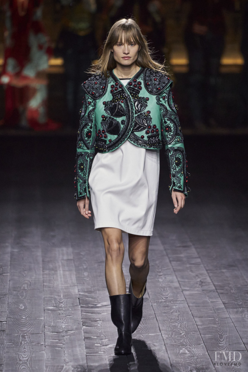 Klara Kristin featured in  the Louis Vuitton fashion show for Autumn/Winter 2020