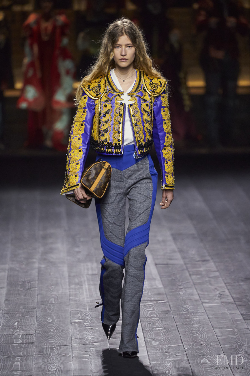 Mariam de Vinzelle featured in  the Louis Vuitton fashion show for Autumn/Winter 2020