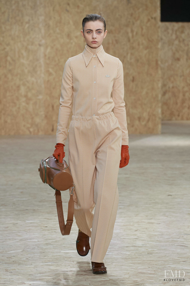 Patrycja Piekarska featured in  the Lacoste fashion show for Autumn/Winter 2020