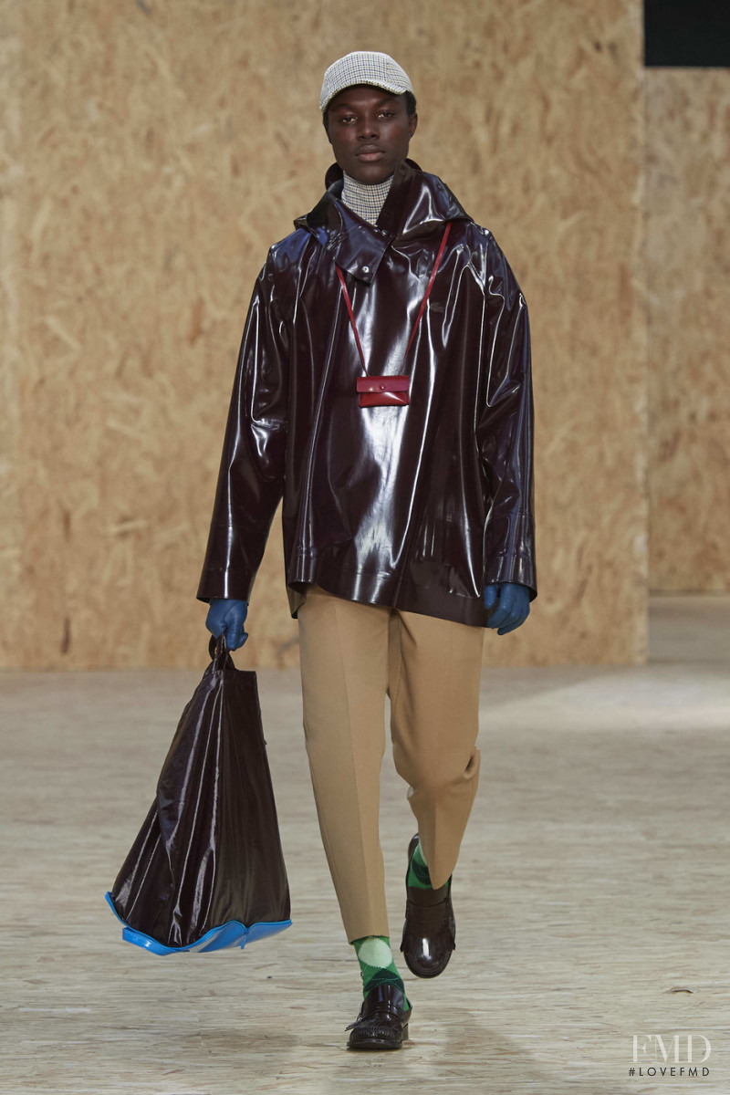 Benjamin Mensah featured in  the Lacoste fashion show for Autumn/Winter 2020