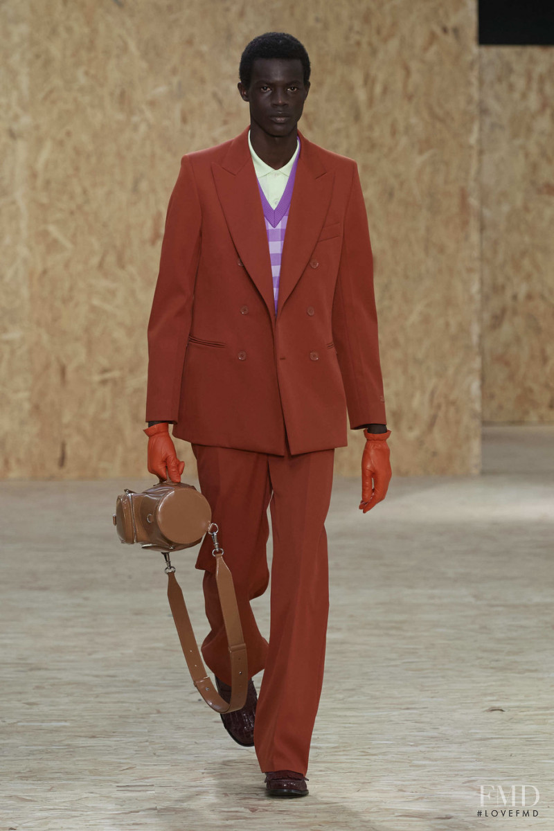 Mohammed Mewalga featured in  the Lacoste fashion show for Autumn/Winter 2020