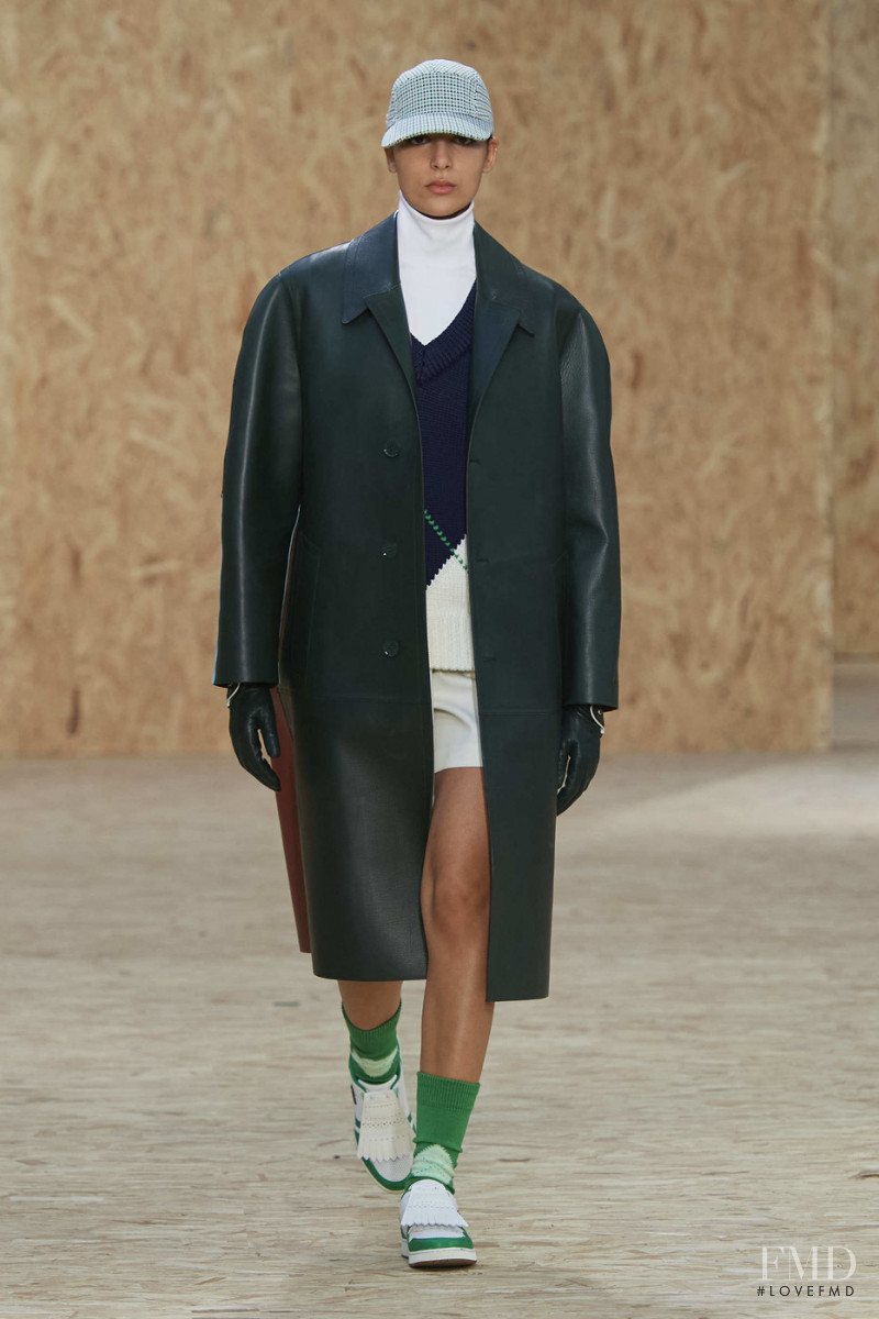 Nora Attal featured in  the Lacoste fashion show for Autumn/Winter 2020