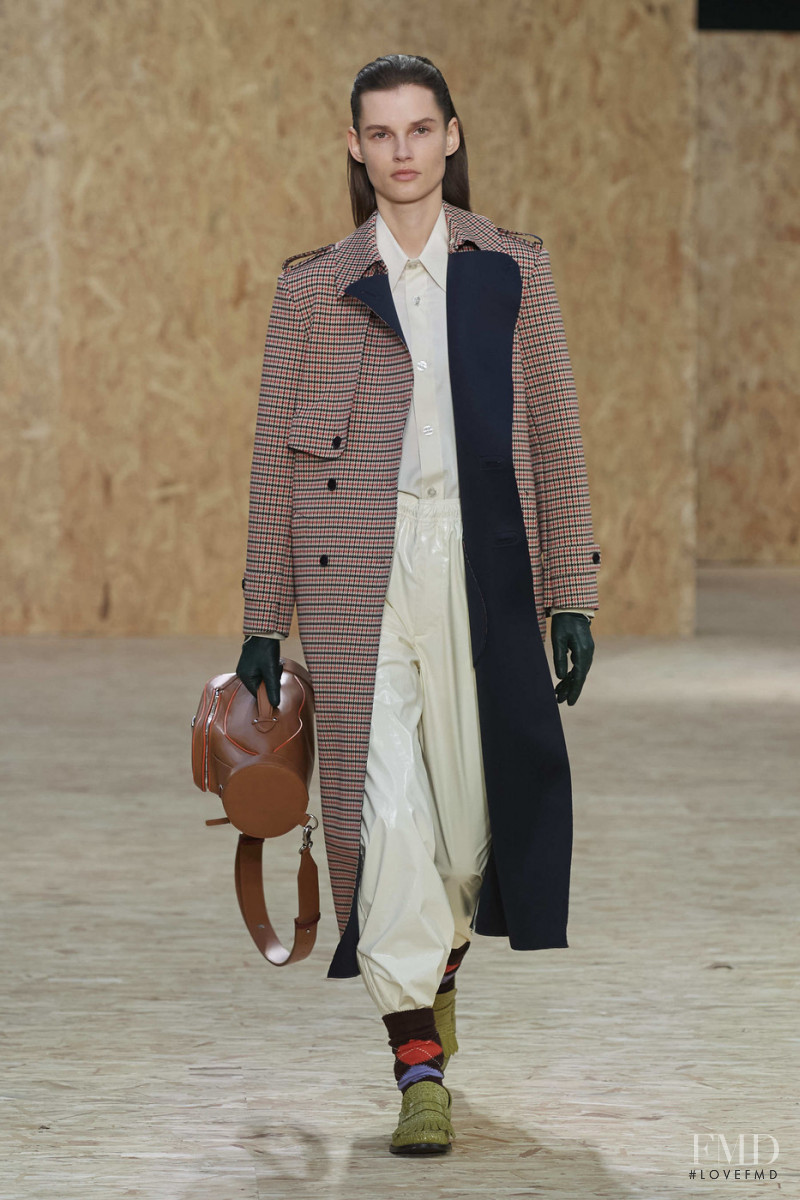 Giedre Dukauskaite featured in  the Lacoste fashion show for Autumn/Winter 2020