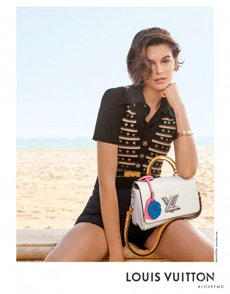 Kaia Gerber featured in  the Louis Vuitton advertisement for Spring/Summer 2020