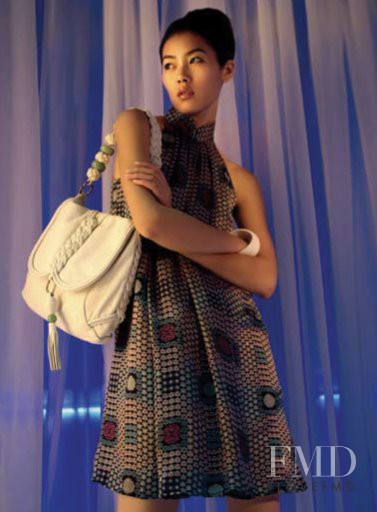 Liu Wen featured in  the Shanghai Tang catalogue for Spring/Summer 2008