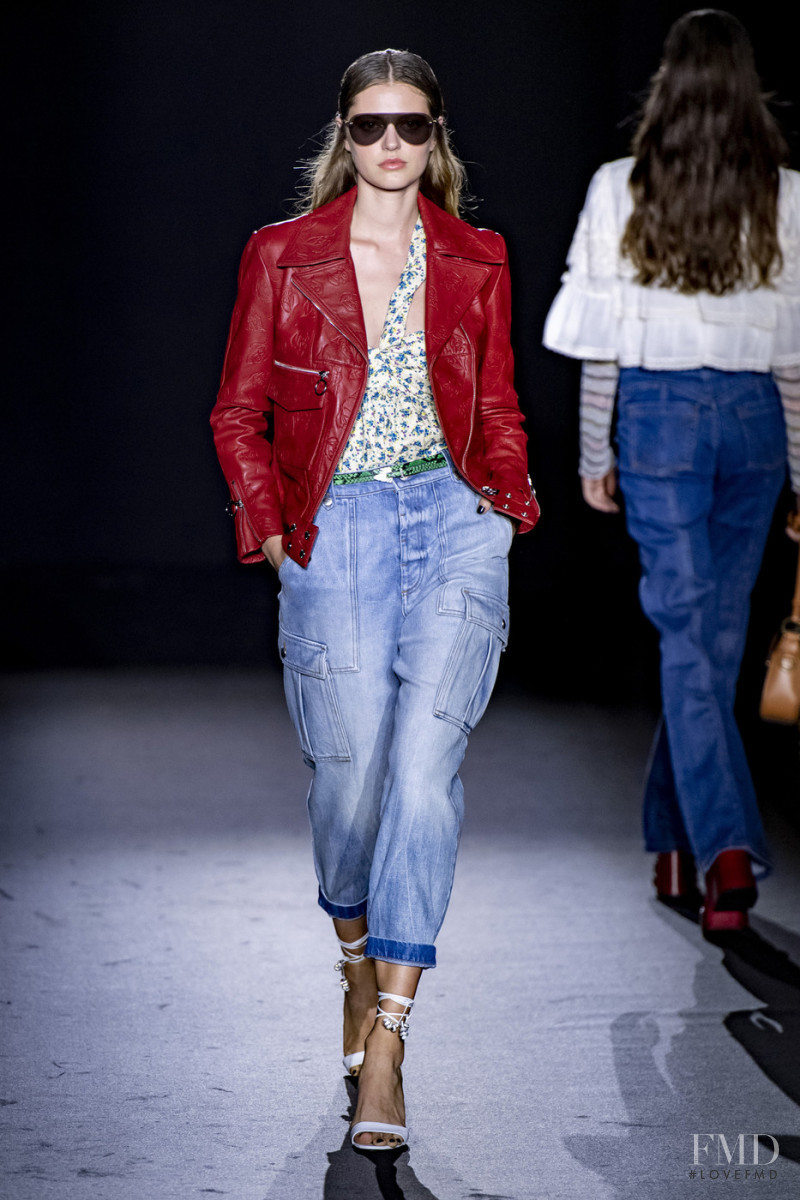 Natalia Bulycheva featured in  the Zadig & Voltaire fashion show for Spring/Summer 2020