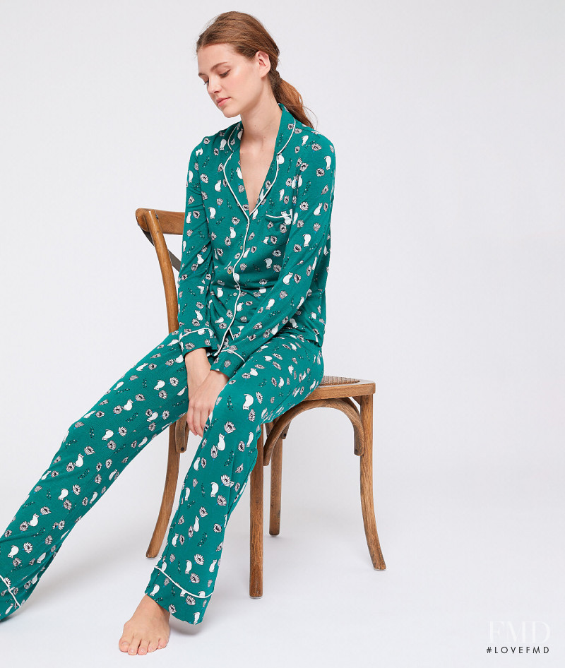 Natalia Bulycheva featured in  the Etam catalogue for Autumn/Winter 2019