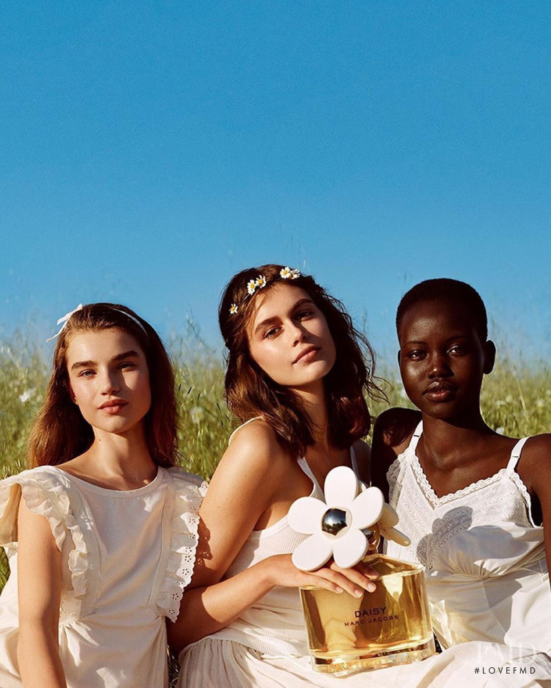 Adut Akech Bior featured in  the Marc Jacobs Beauty Marc Jacobs Daisy Fragrance advertisement for Spring 2020