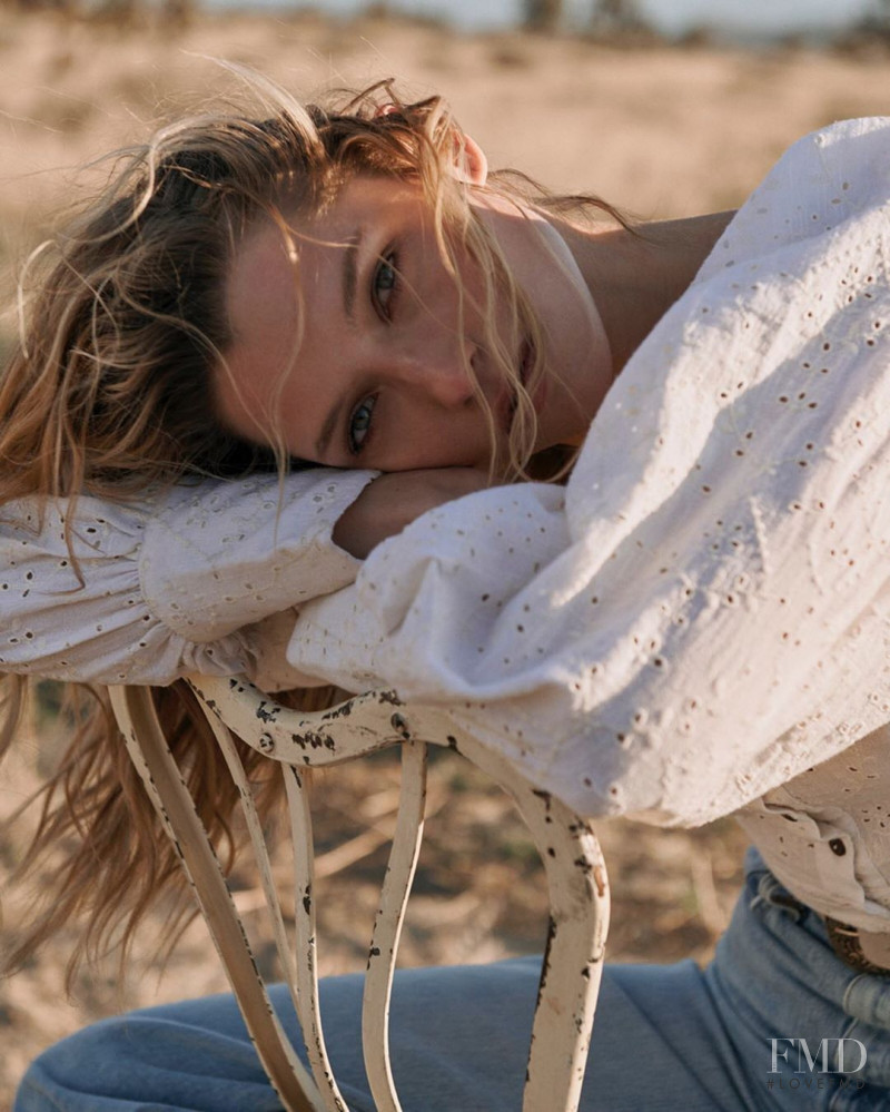 Hana Jirickova featured in  the Free People advertisement for Spring 2020