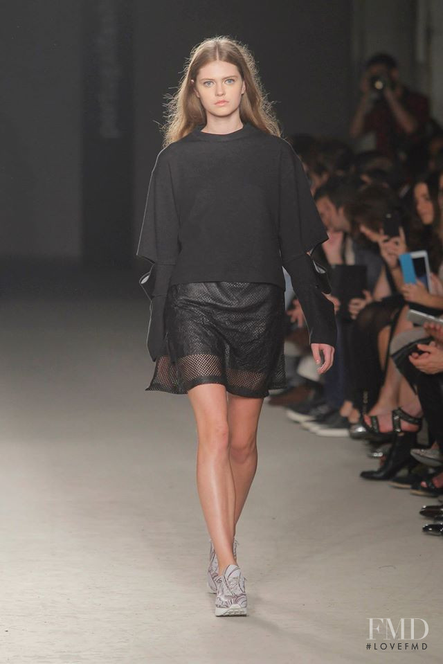 Natalia Bulycheva featured in  the Hugo Costa fashion show for Spring/Summer 2015