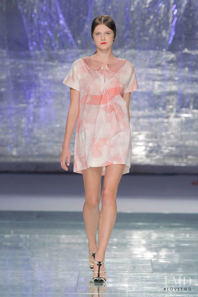 Natalia Bulycheva featured in  the Katty Xiomara fashion show for Spring/Summer 2015