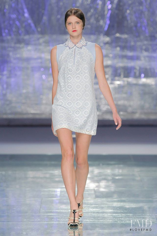 Natalia Bulycheva featured in  the Katty Xiomara fashion show for Spring/Summer 2015