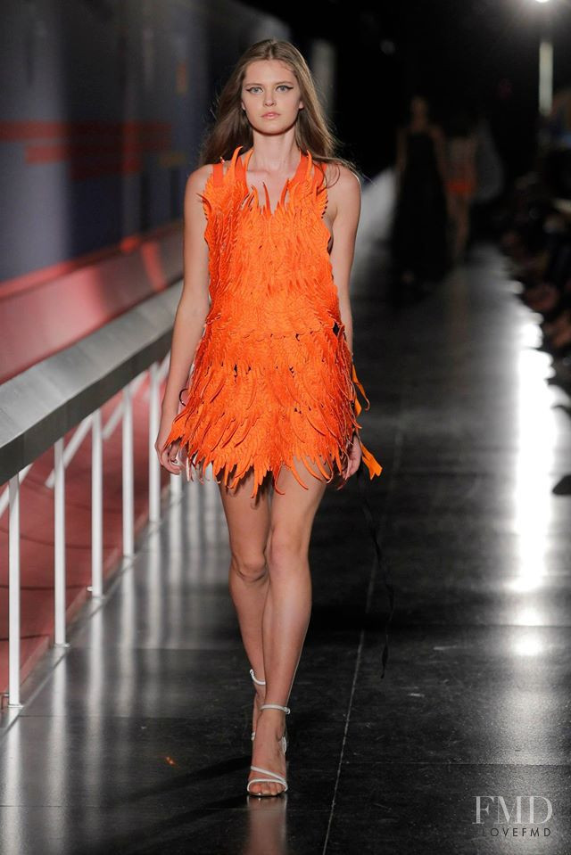 Natalia Bulycheva featured in  the Alves/Gonçalves Atelier fashion show for Spring/Summer 2015