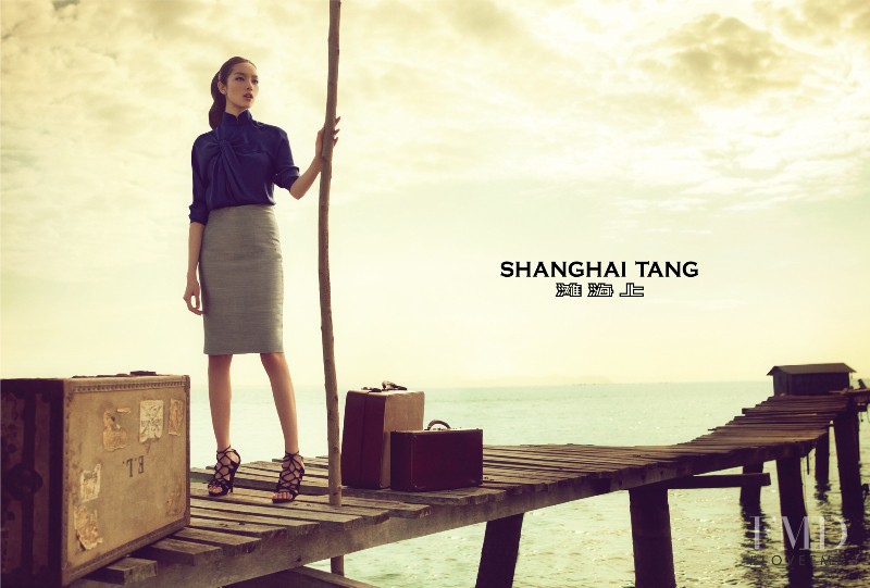 Fei Fei Sun featured in  the Shanghai Tang advertisement for Spring/Summer 2010