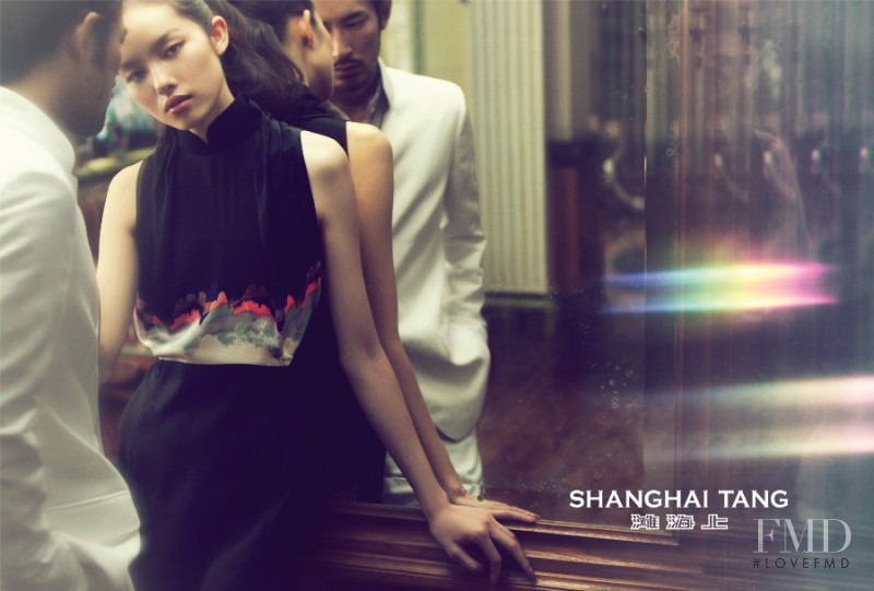 Fei Fei Sun featured in  the Shanghai Tang advertisement for Spring/Summer 2010