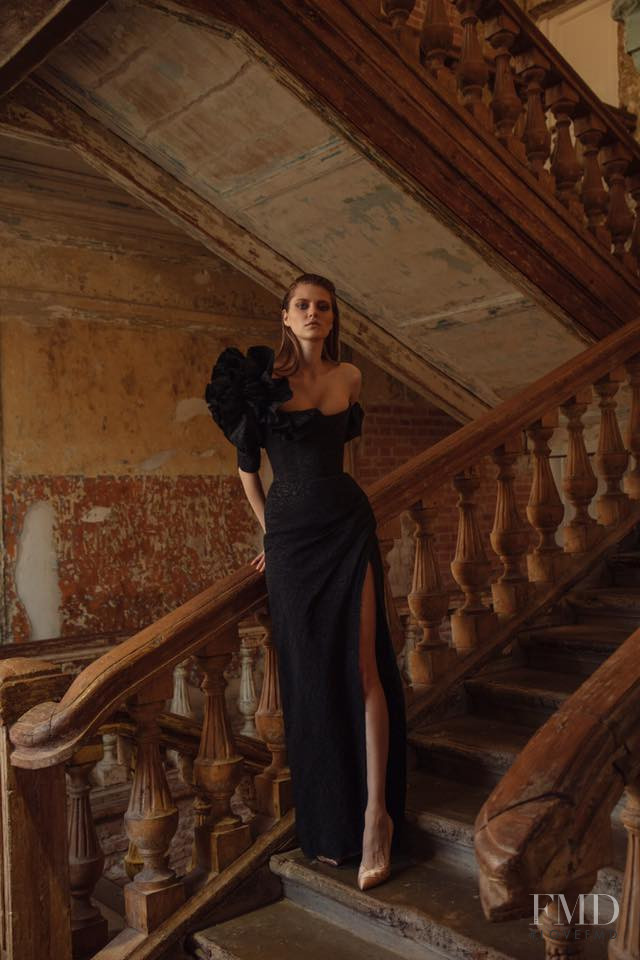 Natalia Bulycheva featured in  the Ulyana Sergeenko Evening 2020 advertisement for Holiday 2019