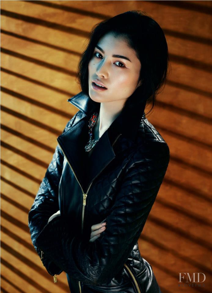 Sui He featured in  the Shanghai Tang advertisement for Autumn/Winter 2012