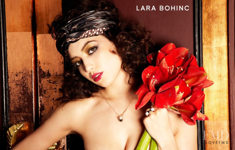 Daisy Lowe featured in  the Lara Bohinc advertisement for Spring/Summer 2012