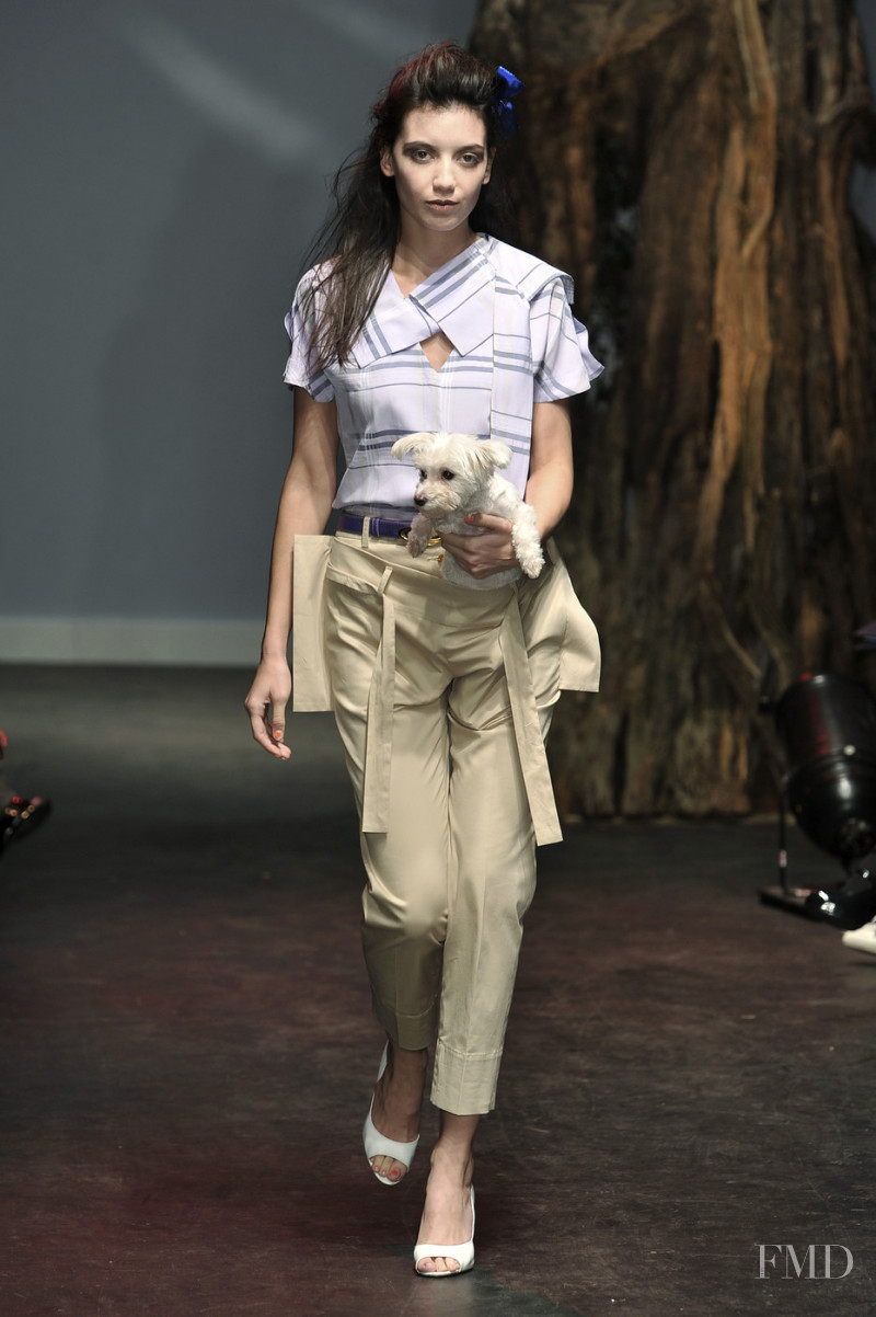 Daisy Lowe featured in  the Vivienne Westwood Red Label fashion show for Spring/Summer 2010