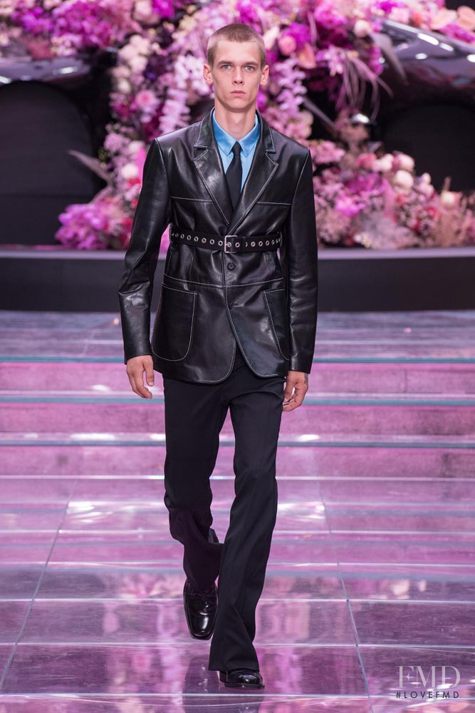 Kristers Krumins featured in  the Versace fashion show for Spring/Summer 2020
