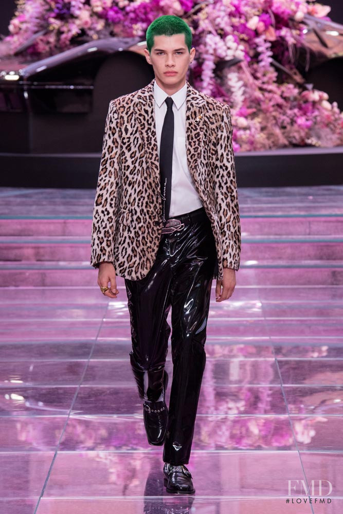 Alfredo Diaz featured in  the Versace fashion show for Spring/Summer 2020