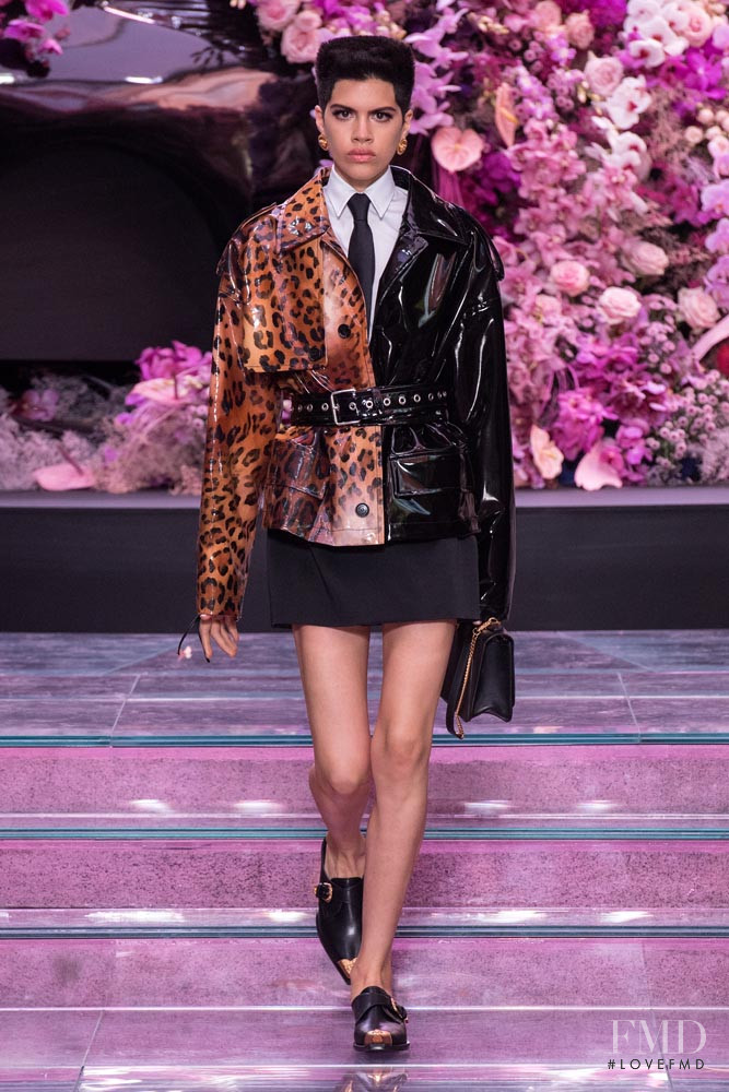 Valeria Gomez featured in  the Versace fashion show for Spring/Summer 2020