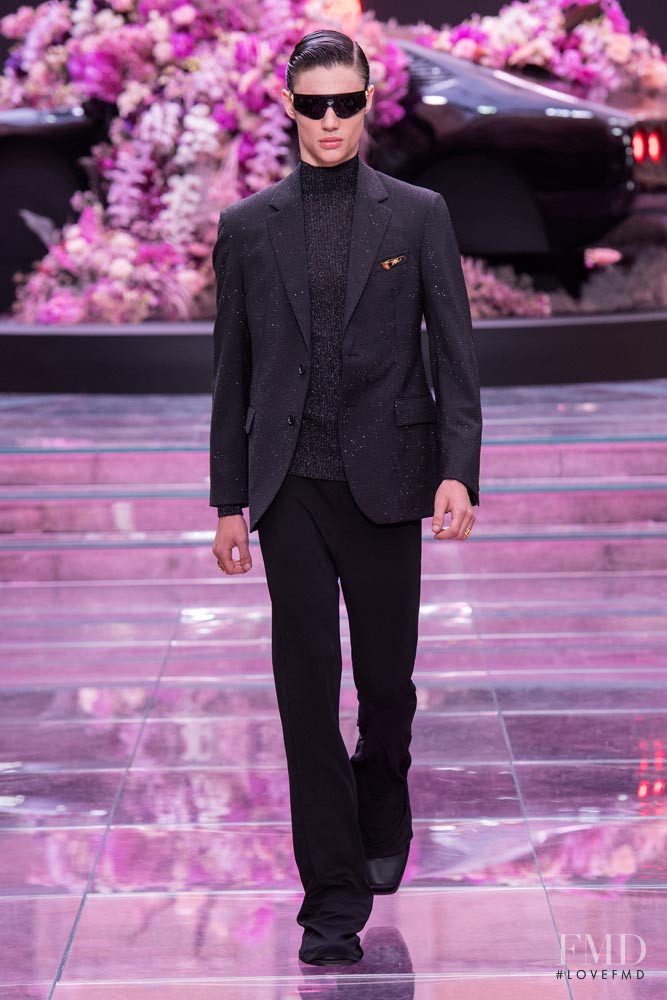 Fernando Lindez featured in  the Versace fashion show for Spring/Summer 2020