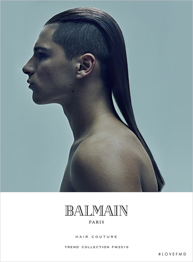 Balmain Hair Couture advertisement for Autumn/Winter 2016
