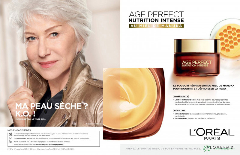 L\'Oreal Paris Age Perfect advertisement for Spring/Summer 2020