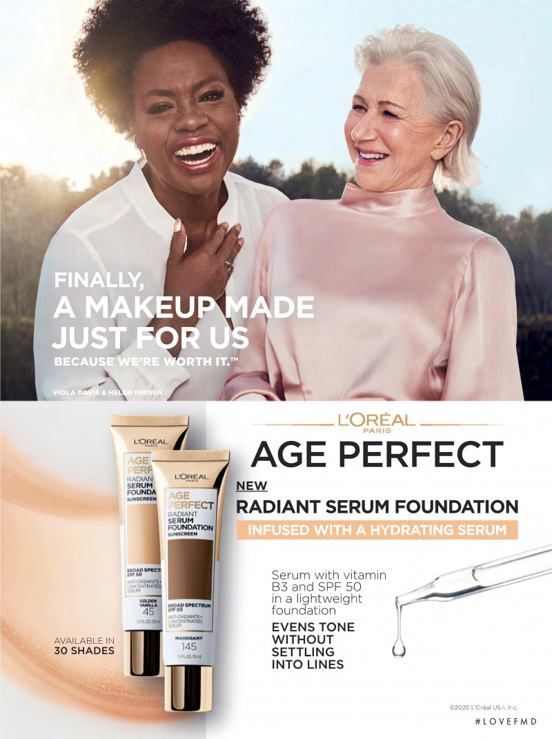 L\'Oreal Paris Age Perfect advertisement for Spring/Summer 2020