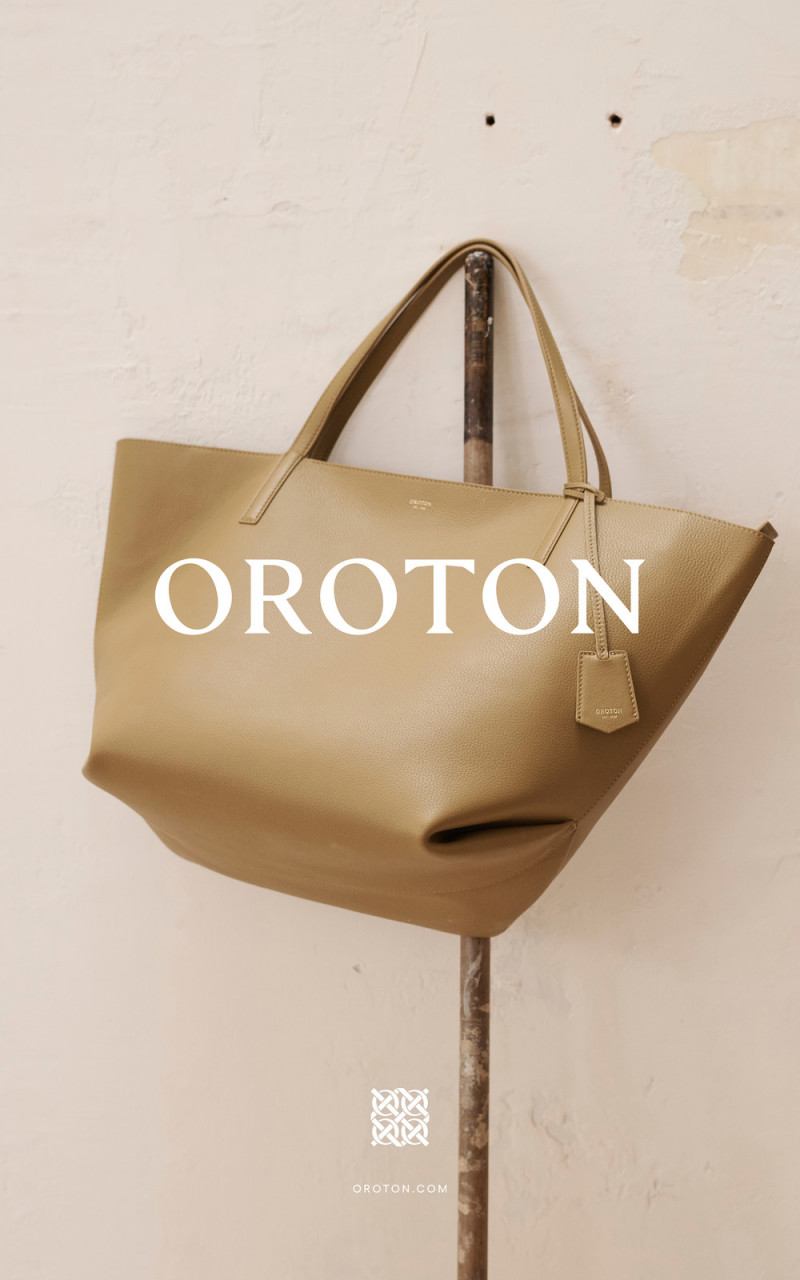 Vanessa Axente featured in  the Oroton advertisement for Spring/Summer 2020