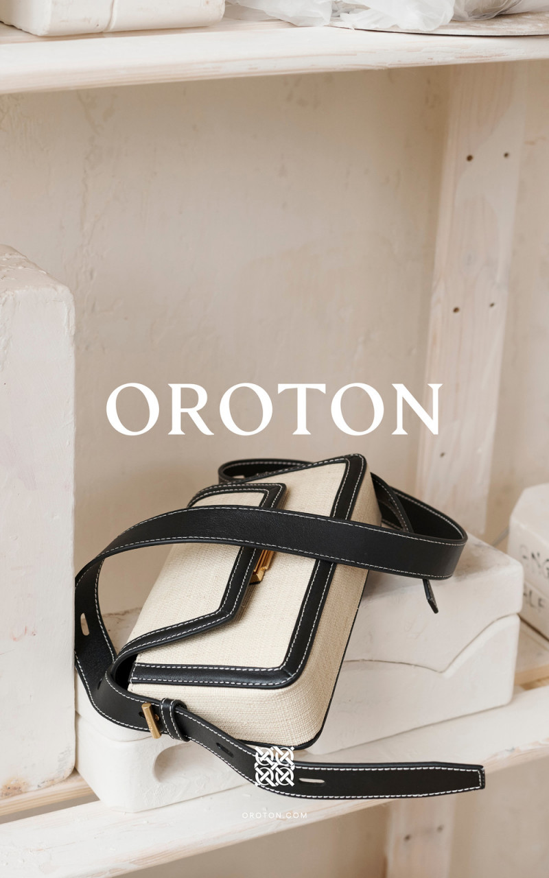 Vanessa Axente featured in  the Oroton advertisement for Spring/Summer 2020