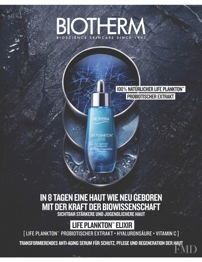 Biotherm advertisement for Spring/Summer 2020