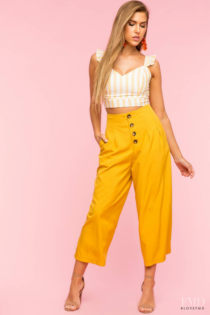 Kara Del Toro featured in  the A\'Gaci catalogue for Spring/Summer 2019