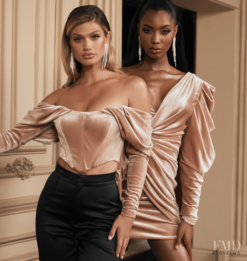 Maggie Rawlins featured in  the House of CB advertisement for Christmas 2019