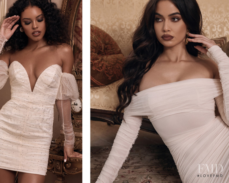 Rona Mahal featured in  the House of CB Valentine\'s Collection advertisement for Fall 2020