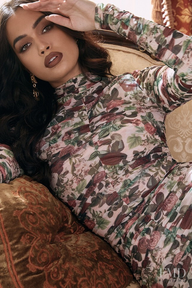 Rona Mahal featured in  the House of CB Valentine\'s Collection advertisement for Fall 2020