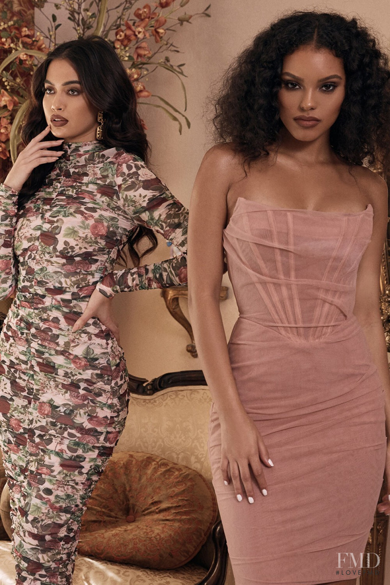 Rona Mahal featured in  the House of CB Valentine\'s Collection advertisement for Fall 2020
