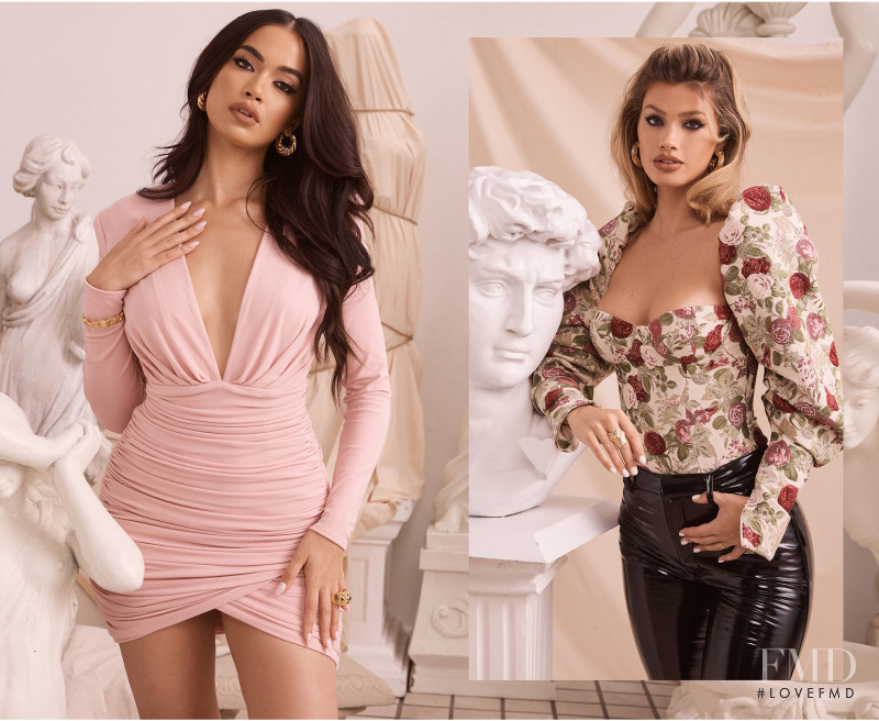 Maggie Rawlins featured in  the House of CB Valentine\'s Collection advertisement for Spring 2020