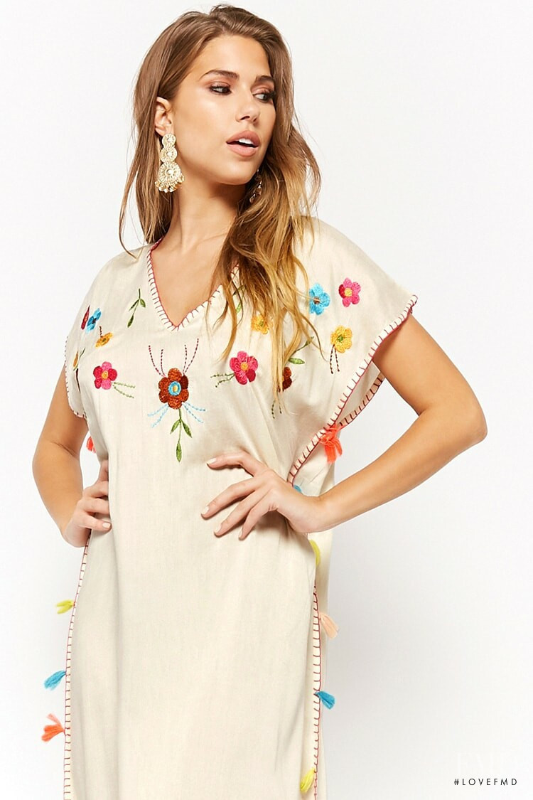 Kara Del Toro featured in  the Forever 21 catalogue for Spring/Summer 2019