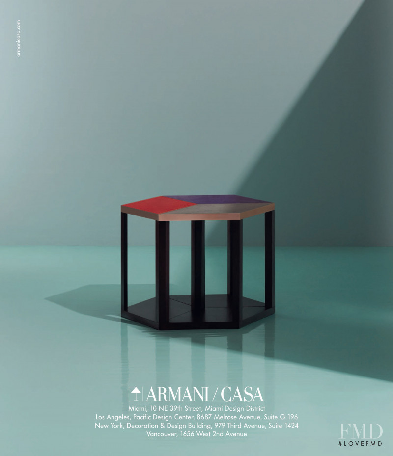 Armani Casa advertisement for Spring/Summer 2020