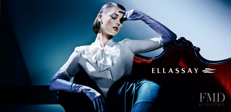 Monika Jagaciak featured in  the Ellassay advertisement for Autumn/Winter 2013