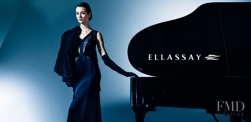 Monika Jagaciak featured in  the Ellassay advertisement for Autumn/Winter 2013