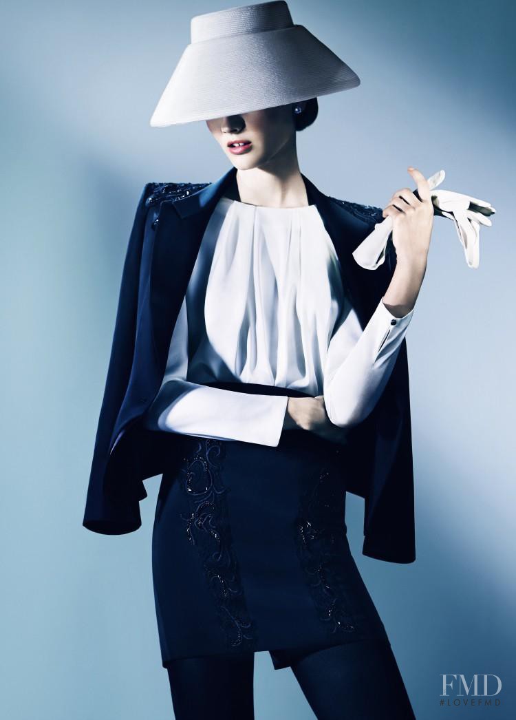 Monika Jagaciak featured in  the Ellassay advertisement for Autumn/Winter 2013