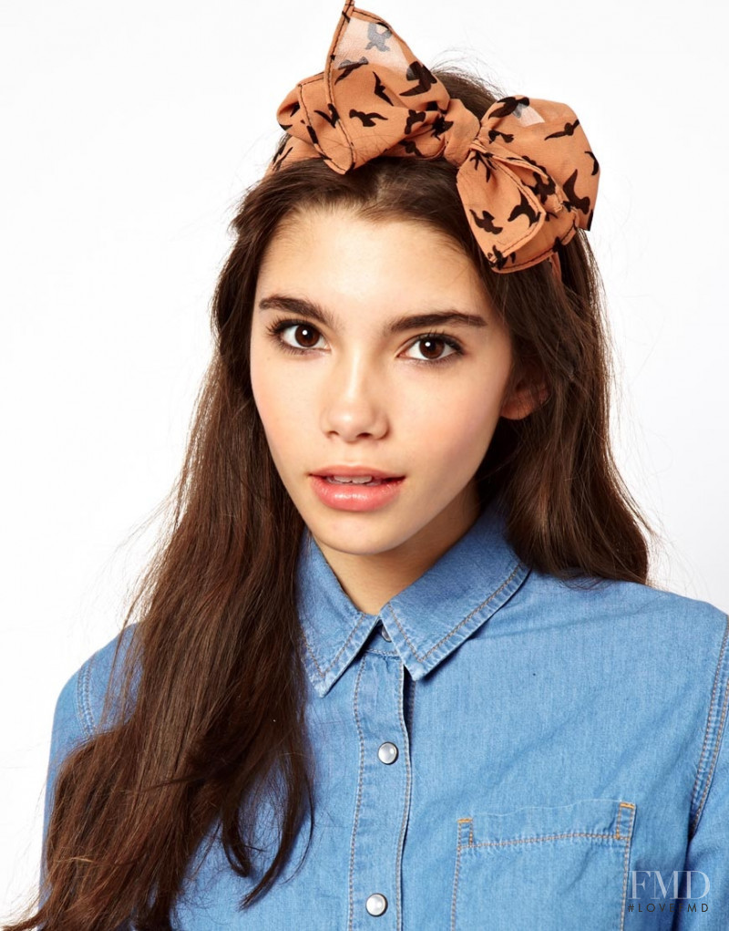 Cindy Mello featured in  the ASOS catalogue for Spring/Summer 2014