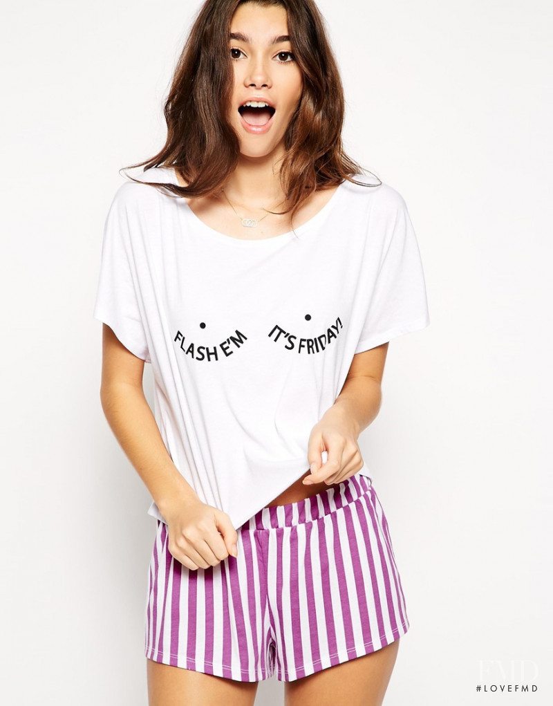 Cindy Mello featured in  the ASOS catalogue for Spring/Summer 2015